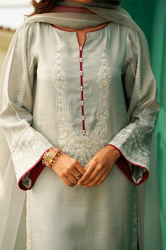 Zaaviay Stitched Eid Collection 2022  Husn (Three Piece)