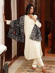 Tng By Md Stole Collection-Ishq ke Tukre Stole (Black)
