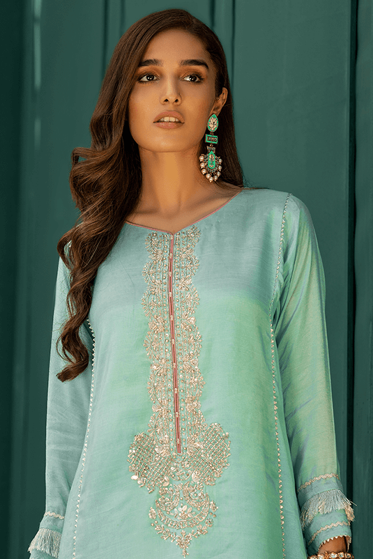 Zaaviay Stitched Eid Collection 2022  Sahl (Two Piece)