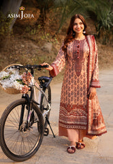 Asim Jofa Prints Unstitched Drop 1 Ajuub-18 Printed Lawn 3 Pcs
