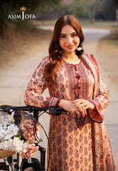 Asim Jofa Prints Unstitched Drop 1 Ajuub-18 Printed Lawn 3 Pcs