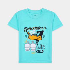 Kjunction Boys Half Sleeves-Printed T-Shirt (Daffy)