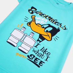 Kjunction Boys Half Sleeves-Printed T-Shirt (Daffy)