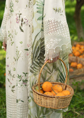 Printkari By Sardinia Unstitched 3 Piece Lawn Collection-White Tulip