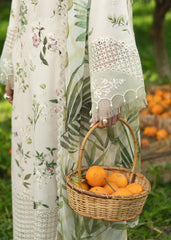 Printkari By Sardinia Unstitched 3 Piece Lawn Collection-White Tulip