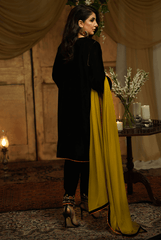 Bagh-E-Makhmal 2 By Zaaviay Stitched Velvet Heba (Three Piece)