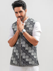 Tng By MD Stitched Waistcoat Collection-Huzoor (Crystal Green)