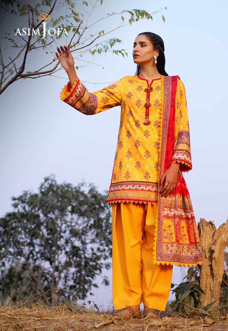 Asim Jofa Designers Limited Edition Pret Ajuub-06 Printed Lawn Stitched 3 Pcs