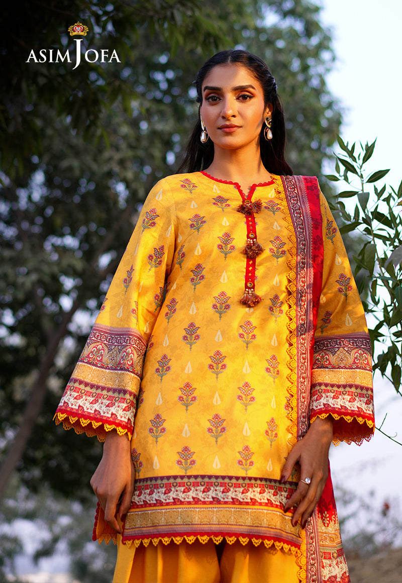 Asim Jofa Designers Limited Edition Pret Ajuub-06 Printed Lawn Stitched 3 Pcs