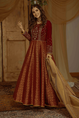 Bagh-E-Makhmal 2 By Zaaviay Stitched Velvet Zaina (Two Piece)