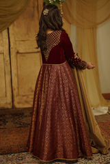 Bagh-E-Makhmal 2 By Zaaviay Stitched Velvet Zaina (Two Piece)