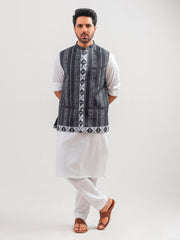 Tng By MD Stitched Waistcoat Collection-Stripe