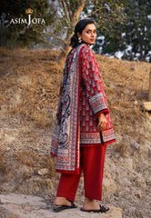 Asim Jofa Prints Unstitched Drop 1 Ajuub-01 Printed Lawn 3 Pcs