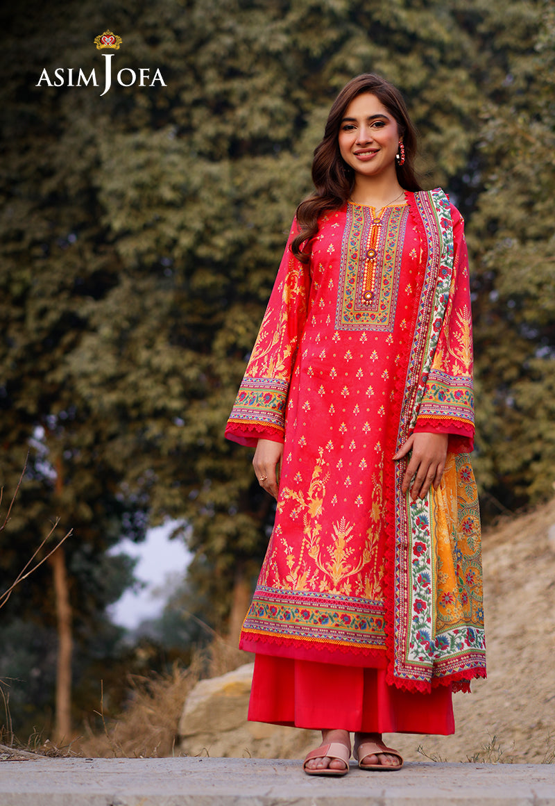 Asim Jofa Designers Limited Edition Pret Ajuub-16 Printed Lawn Stitched 3 Pcs