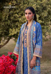 Asim Jofa Prints Unstitched Drop 1 Ajuub-03 Printed Lawn 3 Pcs