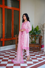 Threads & Weaves 3 PC KARANDI Embroidered Dress-KR24104