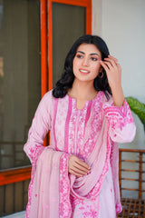 Threads & Weaves 3 PC KARANDI Embroidered Dress-KR24104
