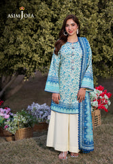 Asim Jofa Prints Unstitched Drop 1 Ajuub-13 Printed Lawn 3 Pcs