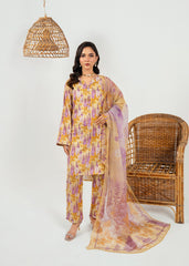 Meerak Stitched 3 Piece Blended Silk Suit-Celmira