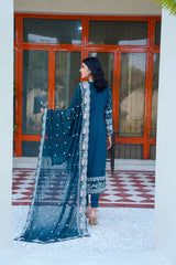 Threads & Weaves 3 PC KARANDI Embroidered Dress-KR24105