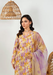 Meerak Stitched 3 Piece Blended Silk Suit-Celmira