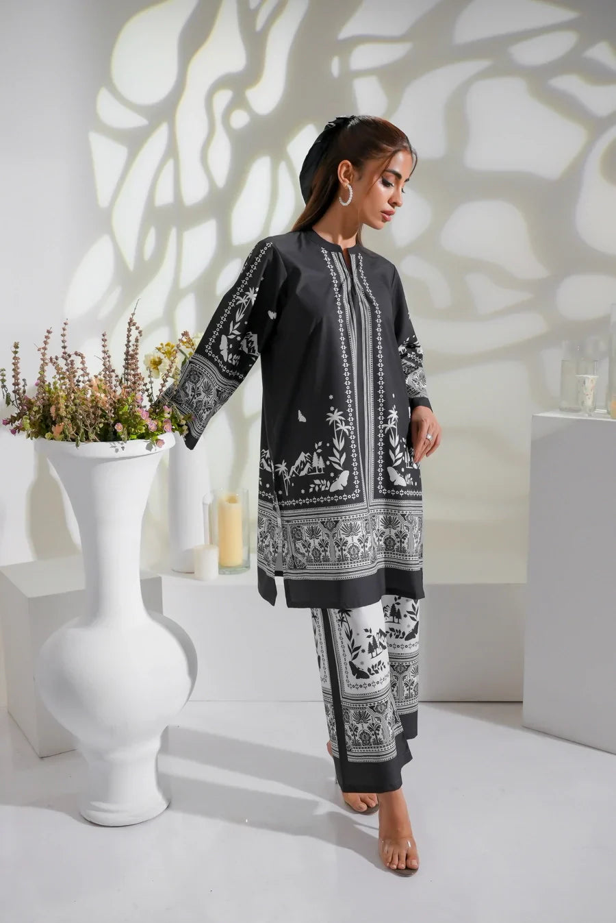 Dhaga Stitched 2 Piece Crepe Collection'2025-Zayra