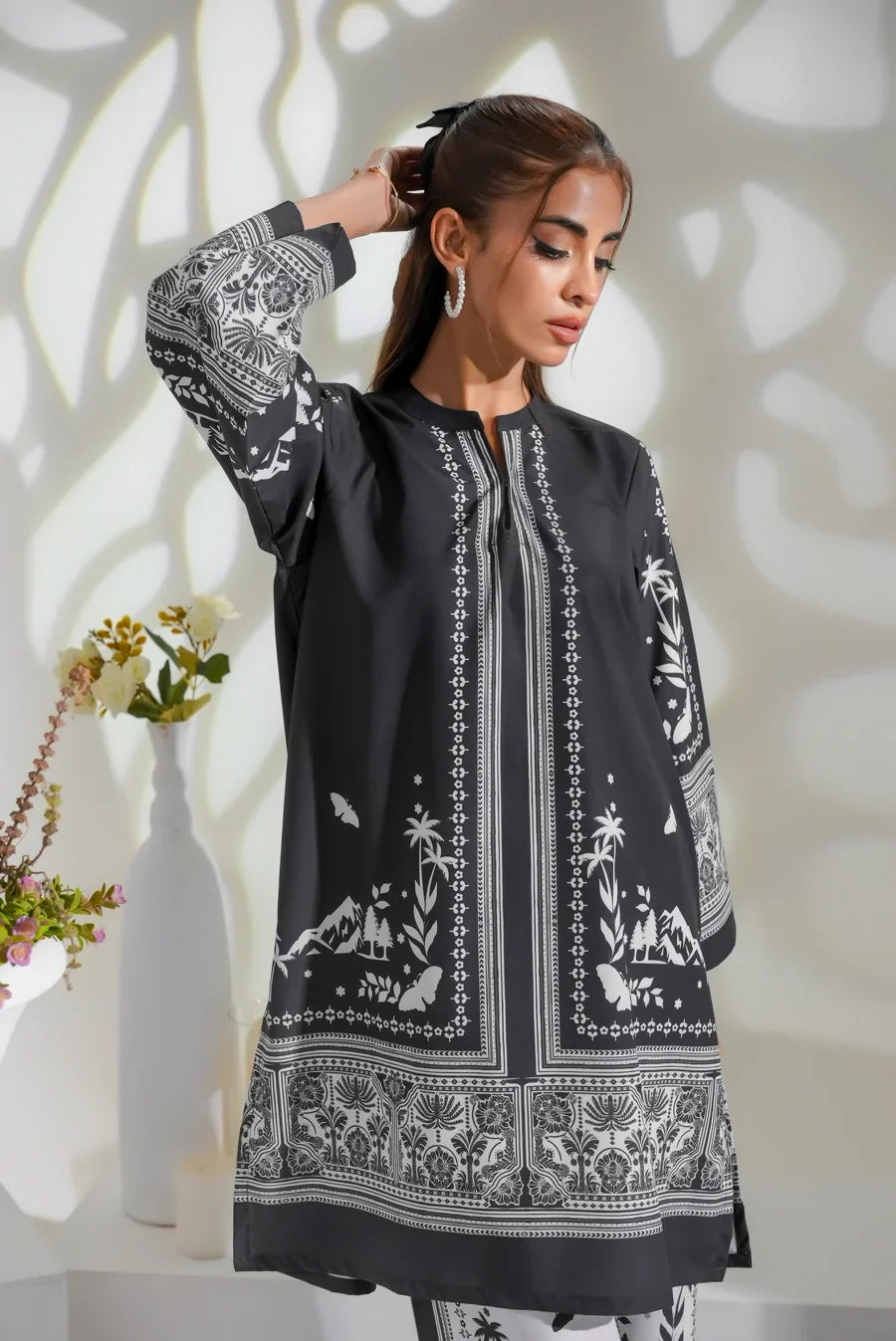 Dhaga Stitched 2 Piece Crepe Collection'2025-Zayra