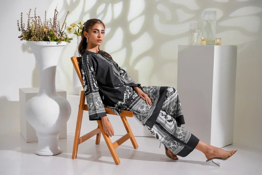 Dhaga Stitched 2 Piece Crepe Collection'2025-Zayra