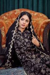 Moksh By Aayra Unstitched Winter Collection'2025-Black