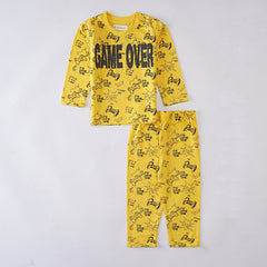 Kjunction Boys Printed Full Sleeve Suit (Game-Over)
