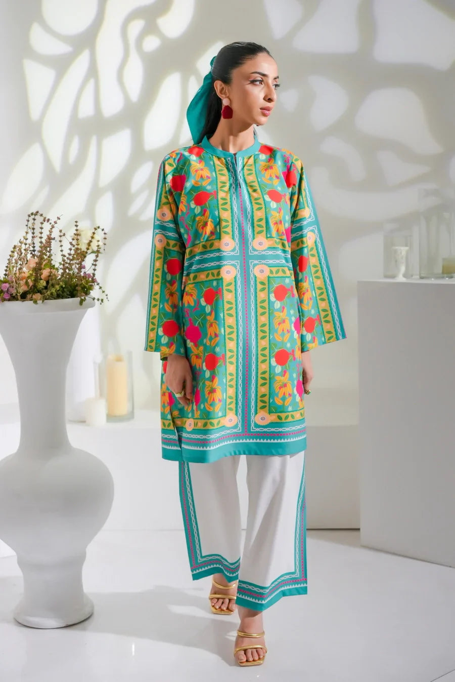 Dhaga Stitched 2 Piece Crepe Collection'2025-Charlotte