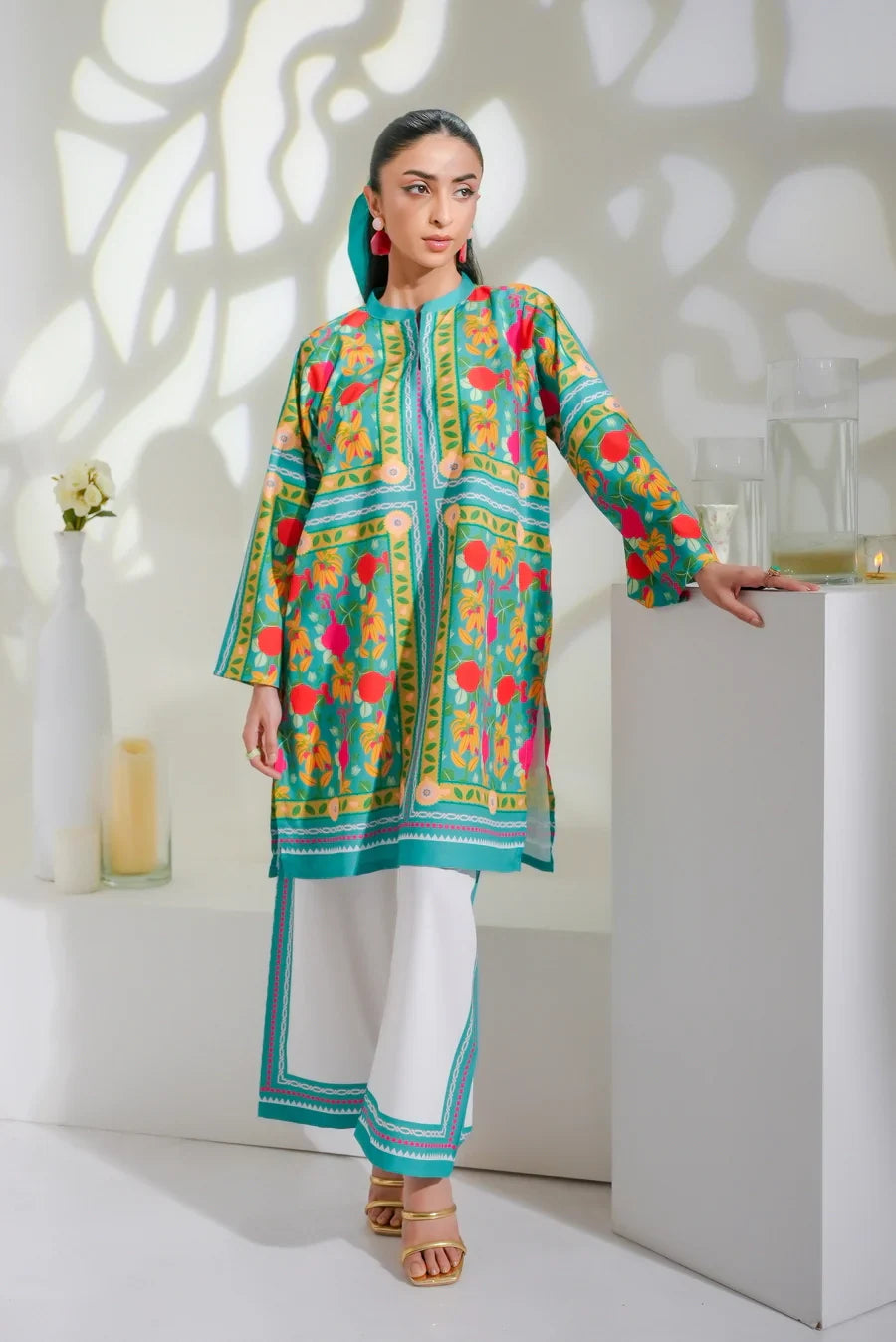 Dhaga Stitched 2 Piece Crepe Collection'2025-Charlotte