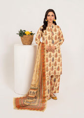 Meerak Stitched 3 Piece Blended Silk Suit-Brisora