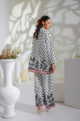 Dhaga Stitched 2 Piece Crepe Collection'2025-Raven