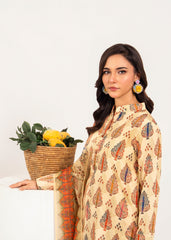 Meerak Stitched 3 Piece Blended Silk Suit-Brisora
