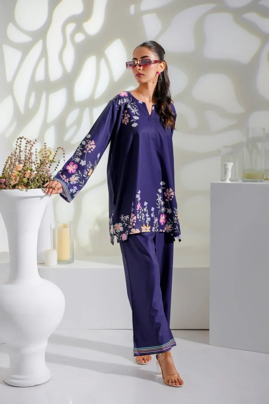 Dhaga Stitched 2 Piece Crepe Collection'2025-Esther