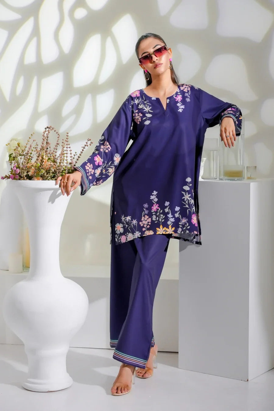 Dhaga Stitched 2 Piece Crepe Collection'2025-Esther