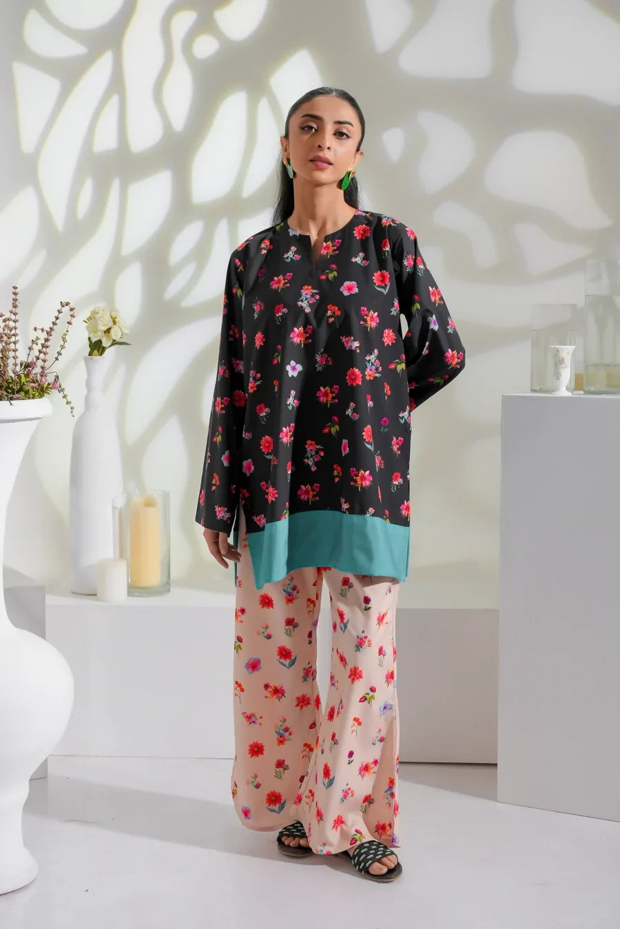 Dhaga Stitched 2 Piece Crepe Collection'2025-Luna