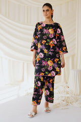 Meerak Stitched 2 Piece Summer Wine Drop 1 Collection'2026-MSL24-CO-04