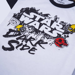Kjunction Boys Half Sleeves-Printed T-Shirt (Star-wars)