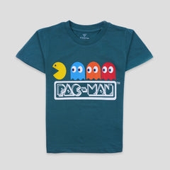 Kjunction Boys Half Sleeves-Printed T-Shirt (Pacman)