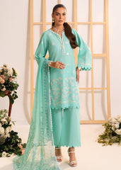 Meerak Stitched 3 Piece Emb Solid Summer Suit-Sanya