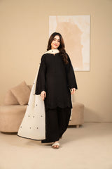 Tiraz Stitched 3 Piece Summer Suit-Eylaan