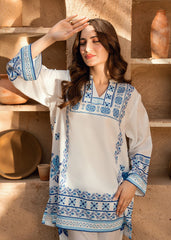 Nairah Co Ords Summer Ramadan Edit Suit-AZURE MOSAIC