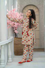 Mahroo Stitched 3 Piece Khaddar Collection'2025-T-CK-004
