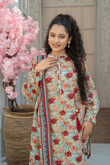 Mahroo Stitched 3 Piece Khaddar Collection'2025-T-CK-004