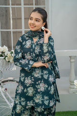 Mahroo Stitched 3 Piece Khaddar Collection'2025-T-CK-006