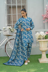 Mahroo Stitched 3 Piece Khaddar Collection'2025-T-CK-002