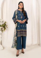 Meerak Stitched 3 Piece Emb Solid Summer Suit-Nureh