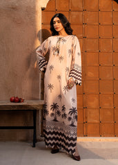 Nairah Shirts Summer Ramadan Edit Suit-PEACH PALM